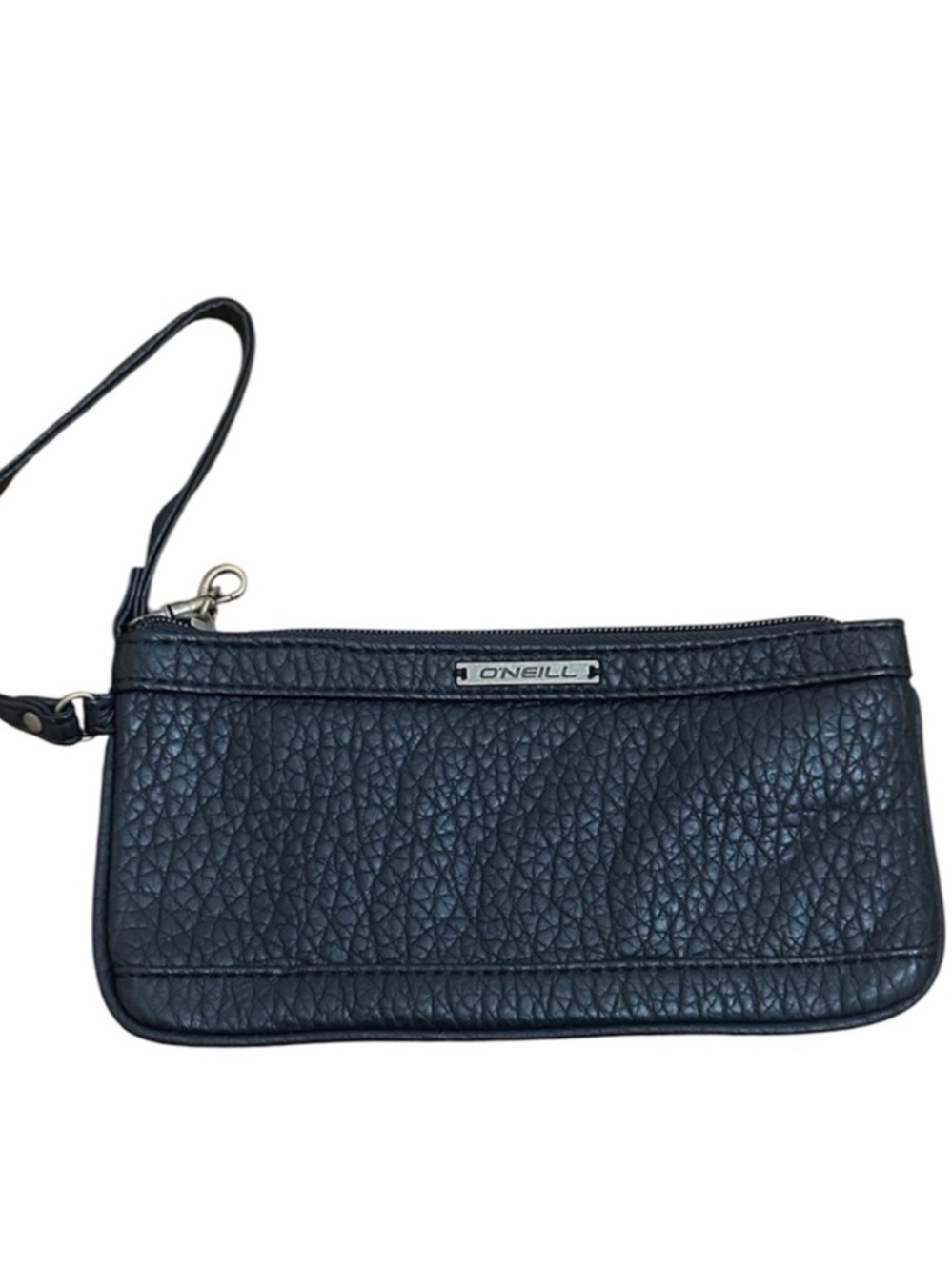 O'neill Black Faux Leather Convertible Wristlet